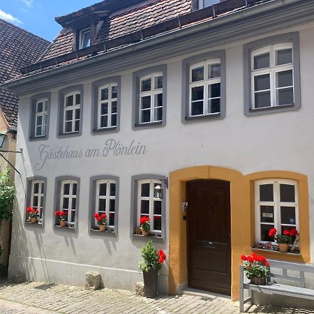 Gaestehaus Am Ploenlein Rothenburg ob der Tauber Buitenkant foto