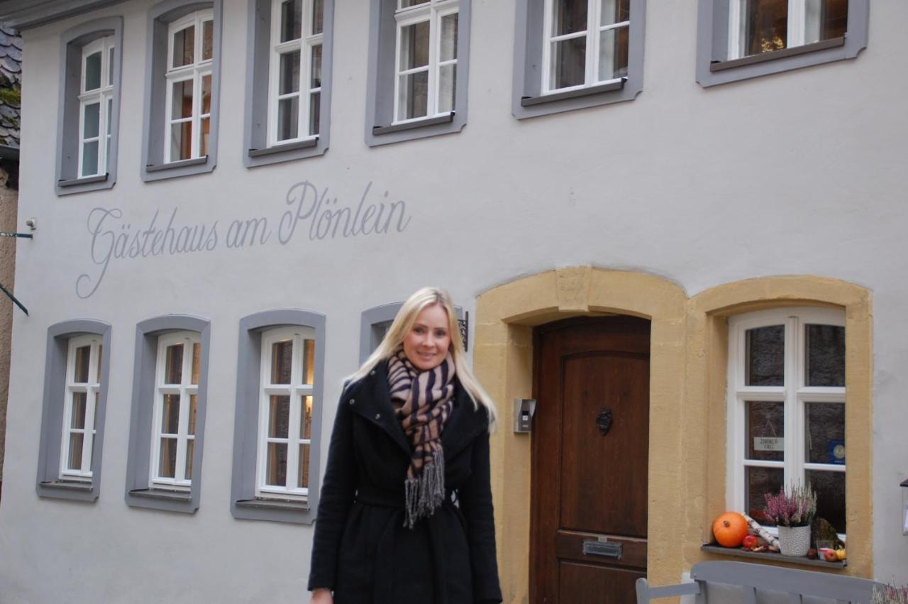 Gaestehaus Am Ploenlein Rothenburg ob der Tauber Buitenkant foto