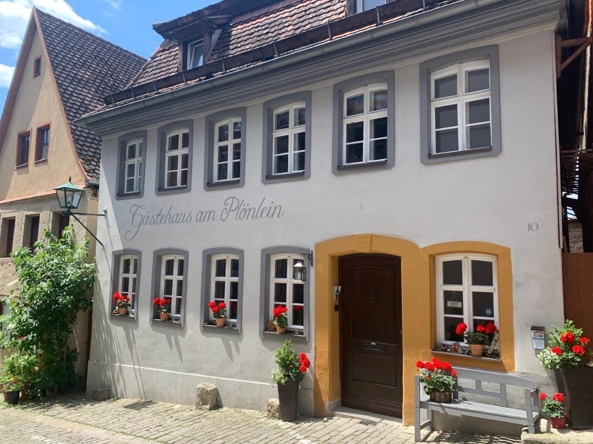 Gaestehaus Am Ploenlein Rothenburg ob der Tauber Buitenkant foto
