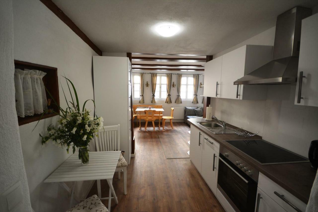 Gaestehaus Am Ploenlein Rothenburg ob der Tauber Kamer foto